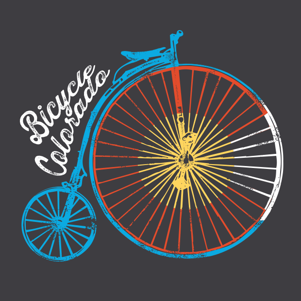 Bicycle Colorado P-Far t-shirt design by Treefeather Creative